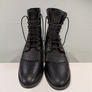 Ariat Mens Heritage Lace Leather Boot Black Size 9.5